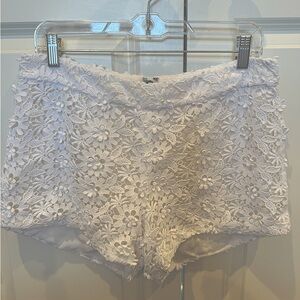 Alice + Olivia Eyelet Shorts